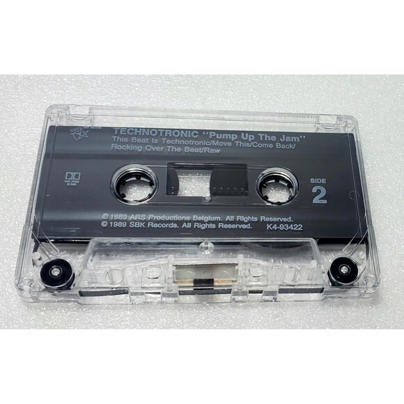 Technotronic Pump Up The Jam 1989 Cassette Tape Vintage Tested Works Old School - Picture 5 of 7